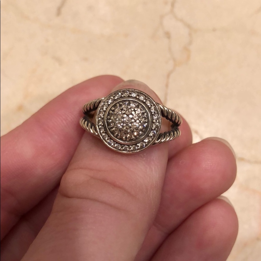 David Yurman Pave Diamond Ring